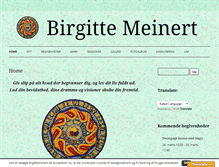 Tablet Screenshot of birgittemeinert.dk